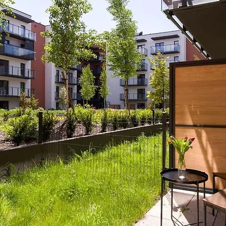 High Standard Garden Oasis Appartement Krakau